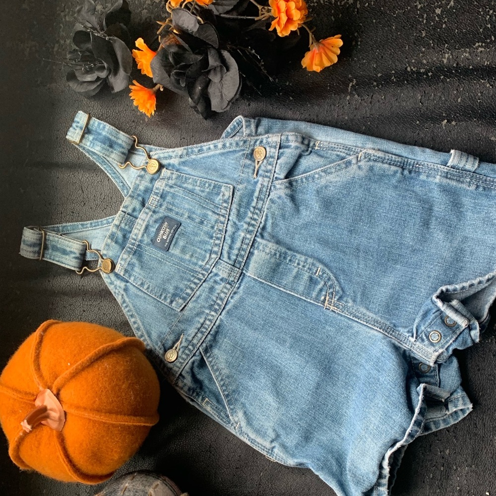 Oak Kosh Blue Short Overalls